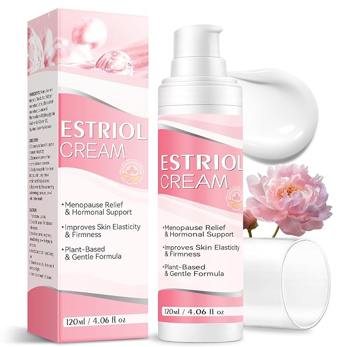 Bellisinno Estriol Face Cream for Women, Natural Bioidentical Moisturizer Cream for Mature Skin, Hydrating & Firming Facial Cream, Fast-Absorbing, Pump Bottle, 4.06 fl oz