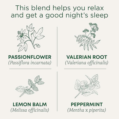 Traditional Medicinals Organic Nighty Night Extra Tea With Valerian Root for Relaxation, 48 Tea Bags