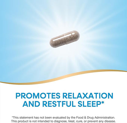 Nature's Way Revitalizing Sleep Formula, Promotes Restful Slumber*, With L-Theanine, Valerian Root Extract, and 5-HTP, 90 Capsules (Packaging May Vary)