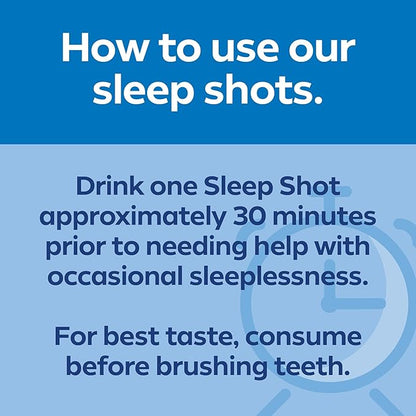 Dream Water Sleep Aid Supplement Drink; Melatonin 5mg, GABA, 5-HTP; Zero sugar, Natural flavors, No added colors, 2.5 oz liquid sleep shots, Nighttime Nectar, 24-Count