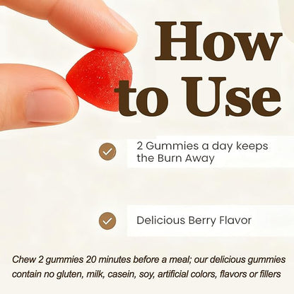 DGL Gummies | Licorice Root Extract, 400mg DGL | Supports Digestive Health | Vegan and Gluten-Free | Delicious Berry Flavor, 60 Gummies (1)