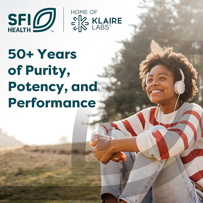 Klaire Labs SFI Health Ther-Biotic Synbiotic - Prebiotics and Probiotics for Women & Men - 50 Billion CFU Probiotic Capsules with Sunfiber - Digestive Health and Immune Support (30 ct)