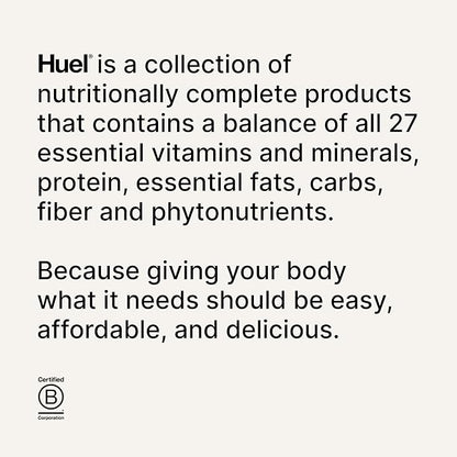 Huel Black Edition | Salted Caramel 40g Vegan Protein Powder | Nutritionally Complete Meal Replacement | 27 Vitamins and Minerals, Gluten Free | 17 Servings