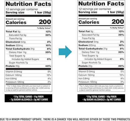 Quest Nutrition Overload Protein Bars, Cookie Commotion, 20g Protein, 1g Sugar, 3g Net Carbs, Gluten Free, 12 Count