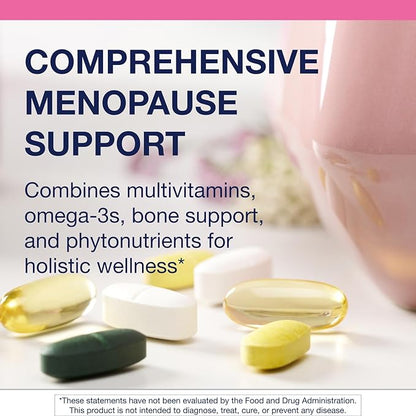 Metagenics Wellness Essentials Women's Prime - Daily Multivitamin & Omega-3 Packets for Menopause Support, Bone, Heart, Brain & Immune Health* - Gluten-Free - GMP Certified Facility - 30 Pack