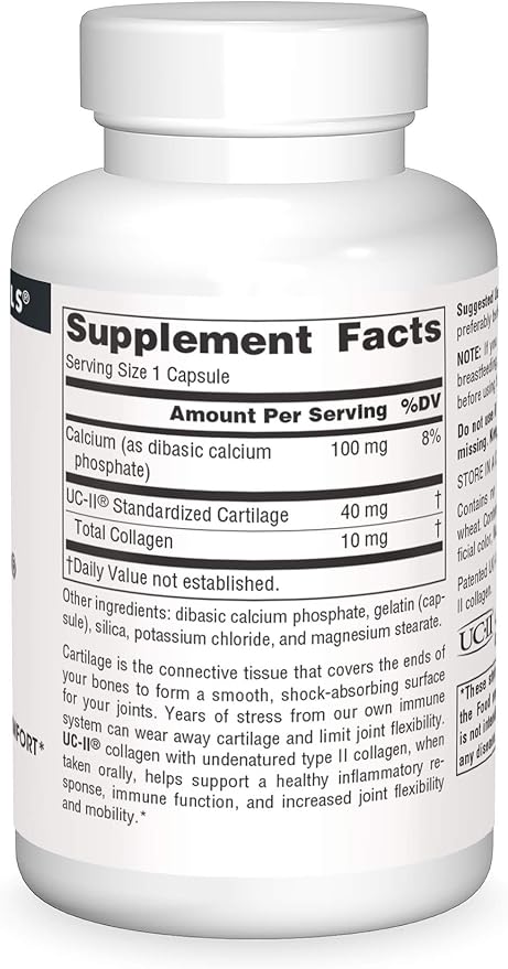Source Naturals UC-II, Undenatured Collagen Joint Comfort