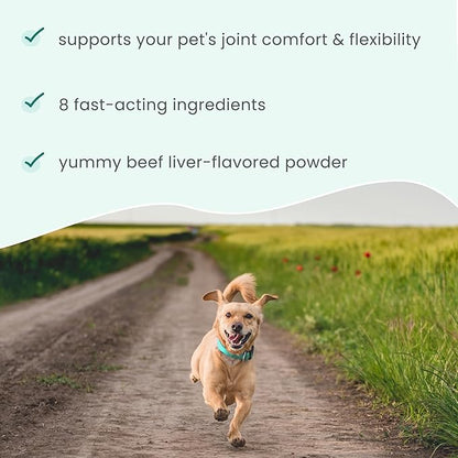 Dr. Mercola Bark & Whiskers Joint Support - Joint & Cartilage Support for Cats & Dogs - with Collagen, MSM, Green-Lipped Mussel Extract & Hyaluronic Acid - 1.69 oz