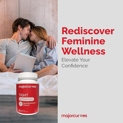 Vaginal Tightening Pills – Feminine Support Supplement for Tone, Moisture & Intimate Wellness – V Rejuvenation & Odor Control with Herbal Extracts – Made in USA
