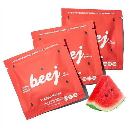 BJ Gummies, Candy For an Extra Wet Mouth.(3 pack), Watermelon