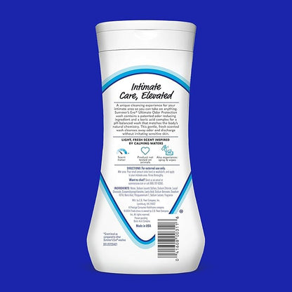 Summer's Eve Ultimate Odor Protection Daily Feminine Wash,pH-Balanced Formula Body Wash for Women with Boric Acid Helps Control Vaginal Odor,15 Fl Oz,(Pack of 3)