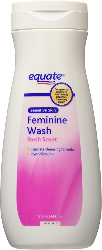 Equate Feminine Wash Sensitive Skin Fresh Scent 15 oz