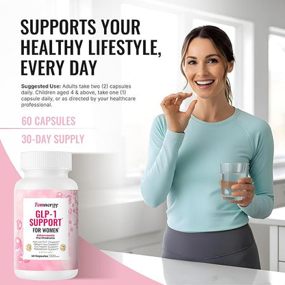 GLP-1 Support Weight Loss Probiotic Supplement for Women - Natural Appetite Suppressant Metabolism & Gut Health - GLP1 Support to Activate Daily Hunger Control & Fat Burn Support