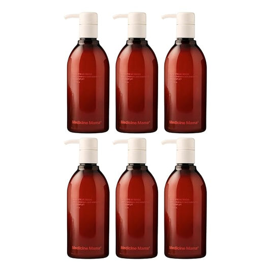 Medicine Mama's Apothecary VMAGIC Gentle Feminine Wash pH Balanced to Cleanse and Rejuvenate Intimate Skin with Chamomile, Collagen, Vitamin E and Sage – Hormone Free – 6 Pack, 8 oz Each