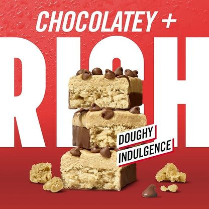 MET-Rx Big 100 Colossal Protein Bars, Chocolate Chip Cookie Dough Meal Replacement Bars, 9 Count (Pack of 1)