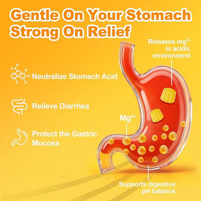 2 Pack Magnesium Carbonate Gummies 500mg, High Absorption Magnesium Supplement for Women & Men, with Calcium, Potassium, Vitamin C & D3, Support Digestive & Muscle Health, Sugar Free, Vegan,120Ct