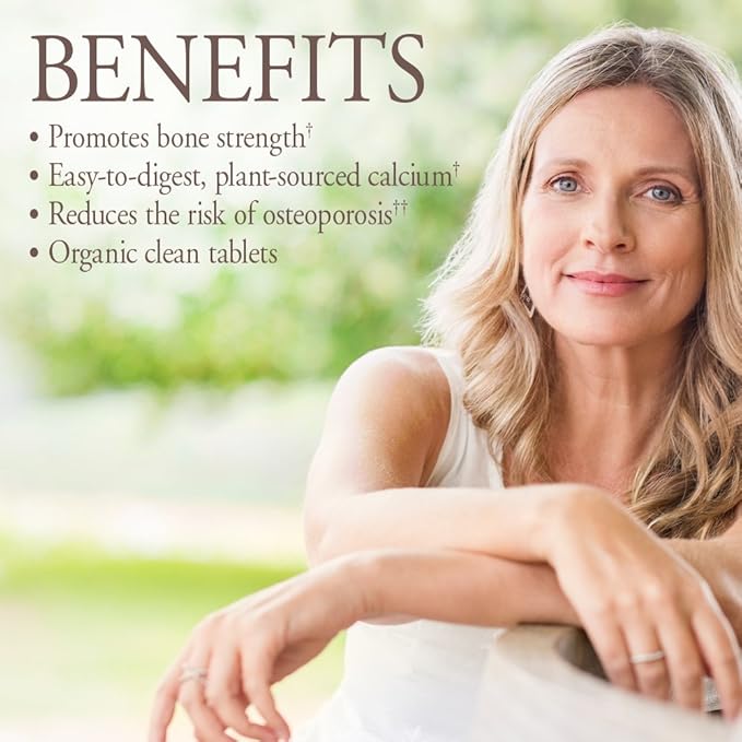 Garden of Life Calcium Supplement with Magnesium & Organic Vitamin D3 K2, Made from Whole Foods, Gluten-Free, 90 Count