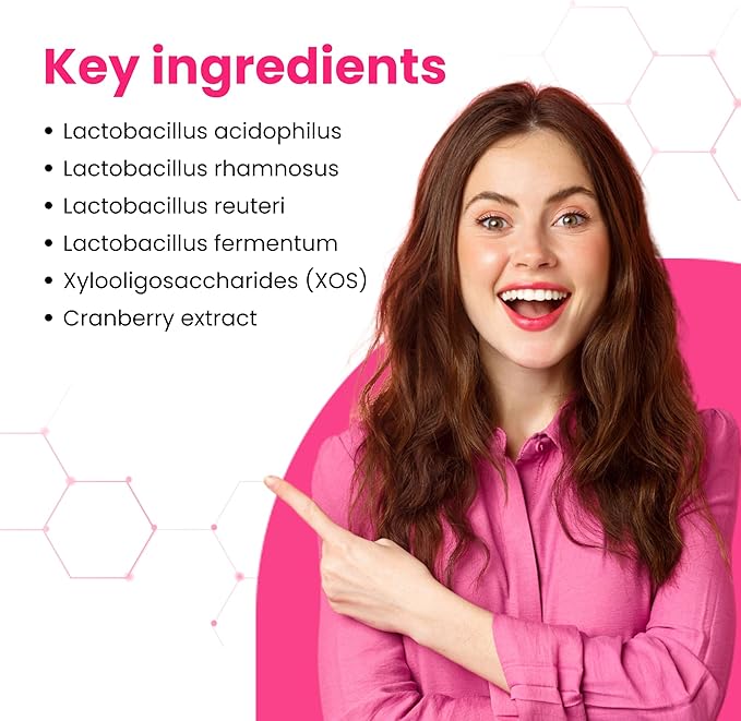 Mila Miamor ApHr-O-dYte Women’s Probiotic and Prebiotic with Cranberry - Gluten-Free, Non-GMO Supplement for Feminine Health, pH Balance, Odor Control, Urinary Tract - 60 Capsules