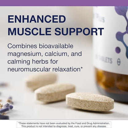 Metagenics MyoCalm Plus - Muscle Relaxation & Stress Support with Passionflower, Valerian, Lemon Balm, Magnesium & Calcium - Supports Sleep Quality - Non-GMO, Gluten-Free, Vegetarian - 60 Tablets