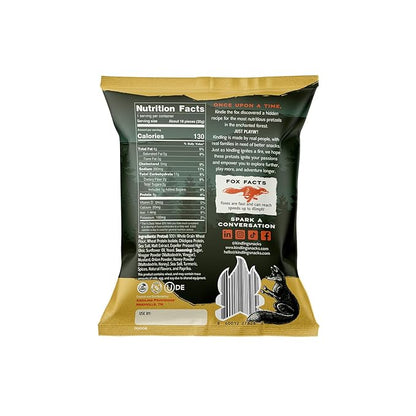 Kindling Protein Pretzels - Honey Mustard | Protein-Packed Snack Size Bags | Kosher | 8-9g Protein Per Serving | Only 1-2g of Total Sugar | No Artificial Flavors, Soy-Free | Lunches, Office Snacks, & On-the-Go | 16-Count (1.06oz Bags)