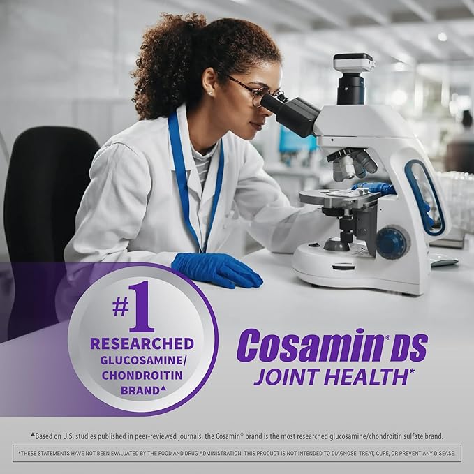 Nutramax Laboratories Cosamin® DS Joint Health Supplement with Glucosamine & Chondroitin for Adult Men & Women, Joint Supplement, 210 Capsules