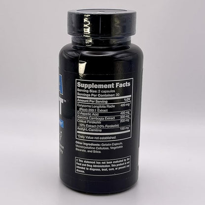 Andro400 Ultra Max T Maximum Strength T-Support Complex – 200:1 Tongkat Ali, ForsLean, & D-Aspartic Acid – Premium Formula for Lean Muscle & Metabolism – 1 Pack, 60 Capsules