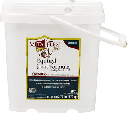 Vita Flex Pro Equinyl Formula with Hyaluronic Acid, Horse Joint Supplement, 3.75 Pounds, 60-Day Supply