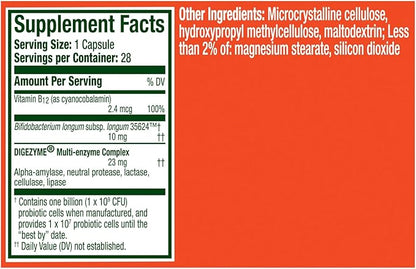 Align Probiotic Bloating Relief + Food Digestion, Probiotics for Women and Men, #1 Doctor Recommended Brand‡, Promotes Digestive Health and Helps Support the Metabolism of Food*, 28 Capsules