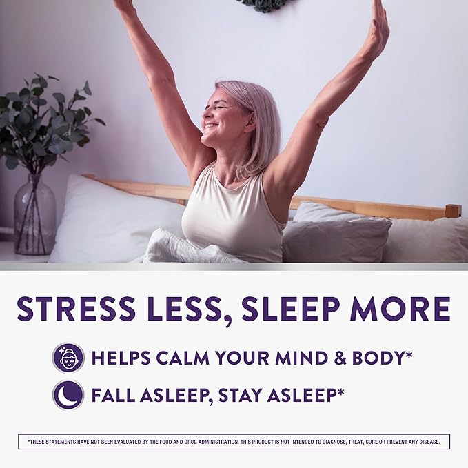 ZzzQuil PURE Zzzs De-Stress 2mg Melatonin Gummies, , Sleep Aids for Adults, Ashwagandha for Stress Support, 60 Gummies