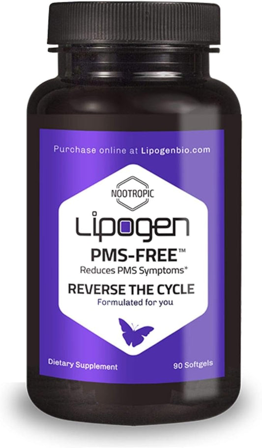 PMS Relief | Positive Vitamins Impact on PMS, Mood, Stress & Hormone Balance | Phosphatidylserine and Phosphatidic Acid | PMS Support Supplement: 90 softgels, 30 Days Supply