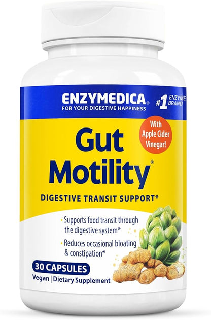 Enzymedica, Gut Motility, Digestive Transport Support, 30 Count