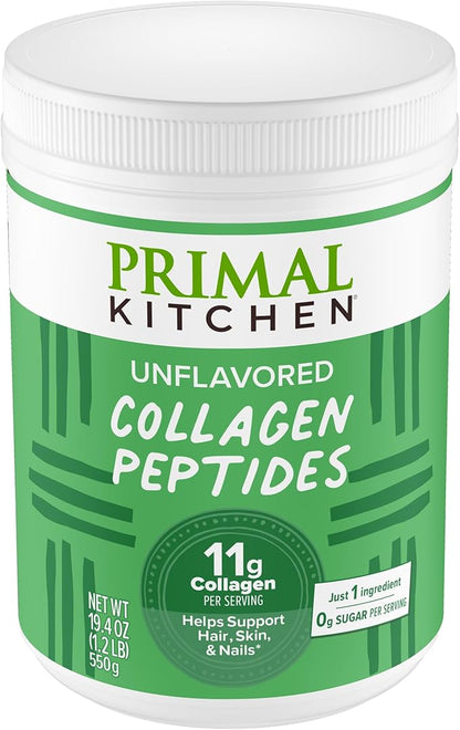 Primal Kitchen Collagen Peptides, Unflavored Collagen Powder, 1.2 Pounds