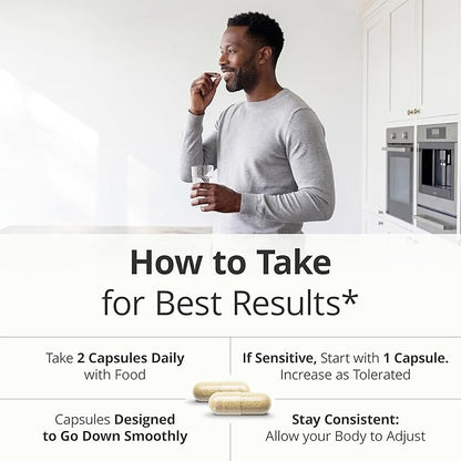 Multivitamin for Men with Methylated Vitamins and Chelated Minerals for Energy, Focus and Immune Health – Premium Daily Mens Multivitamins & Multiminerals – 60 Capsules