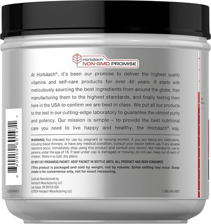Horbaach Joint Support Supplement Powder | 1 lb | Glucosamine, Chondroitin, MSM & Turmeric | for Men and Women | Non-GMO & Gluten Free