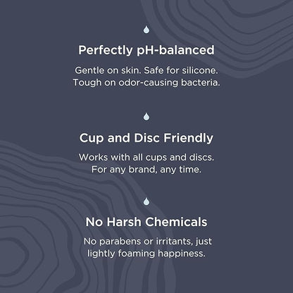 Saalt Menstrual Cup Wash Cleanser - Menstrual Disc Wash - pH Balanced - No Irritants or Harsh Chemicals - 4oz