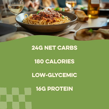 Al Dente Carba-Nada Cavatappi - Low Carb, High Protein - Keto & Point-Based Diet-Friendly, Artisanal Pasta Noodles, Cage-Free Eggs & Non-GMO Ingredients. 12oz Bags (Pack of 8)