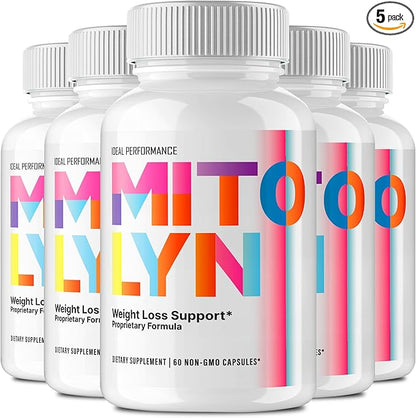 Mitolyn Weight Loss Pills, Mitolyn Reviews Advanced Formula - Mitolyn Capsules Dietary Supplement for Maximum Strength, All Natural Keto Pills, Mitolyn Capsules, Mito lyn Pills Reviews (5 Pack)