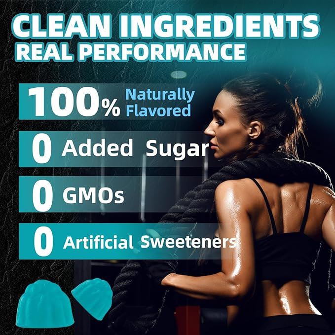 Creatine Monohydrate Gummies 9000mg for Men & Women, Potent Creatine Supplement 5g Chewables Creatine Per Serving, Pre-Workout Gummies for Enhanced Strength, Energy & Muscle Growth - 120 Count