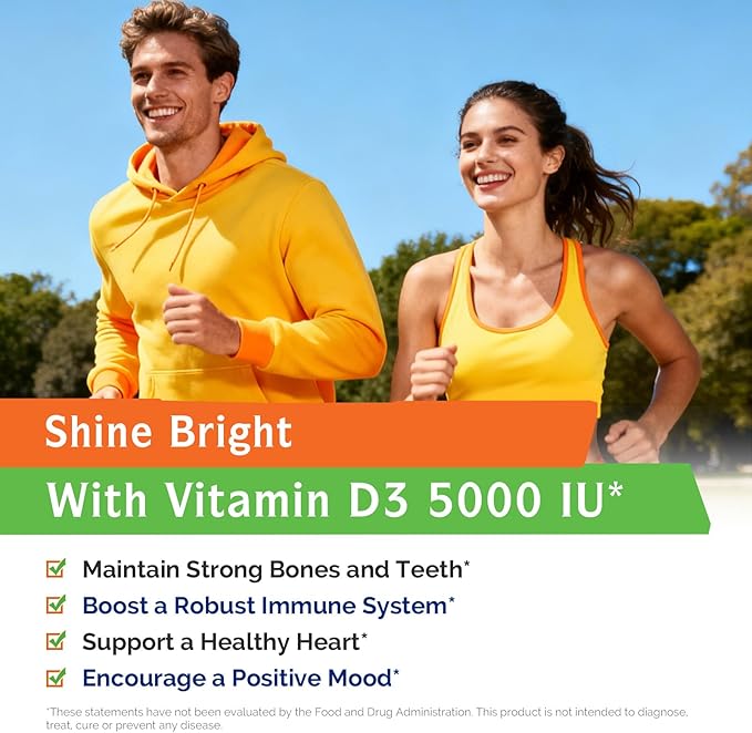 Innate Vitality Vitamin D3 5000 IU (125 mcg), High Potency Vitamin D for Bone, Teeth, and Immune Health Support, Non-GMO, No Soy or Gluten, in Olive Oil, Mini Softgels, 90 Count