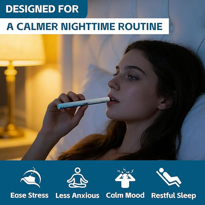 Herbal Diffuser Pen, Sleep Diffuser with Melatonin, Lavender, Ashwagandha & Chamomile for Sleep Support, All Natural Swap - Up to 600 Uses (Varies by Usage), 2 Diffusers, 1 Pack