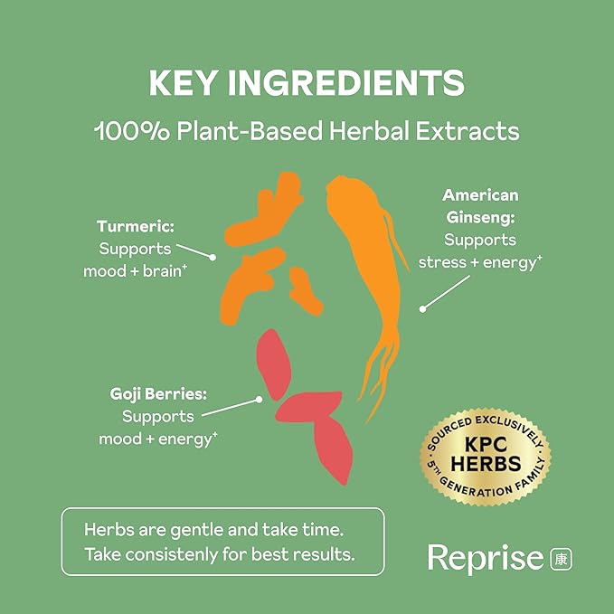 De-Stress Gummies with American Ginseng, Turmeric, and Goji - Assist with Stress Relief & Mood Boost, All-Natural Relaxation, Low-Sugar, 45 Vegan Gummies, Passion Fruit (Pack of 1)