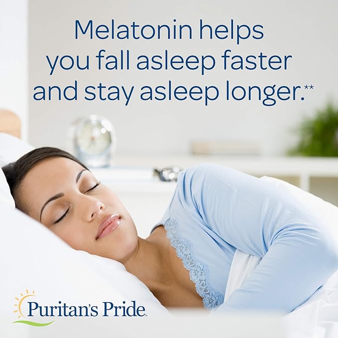 Puritan's Pride Premium Super Strength Melatonin 10mg Sleep Aid, Dietary Supplement for Sound, Restful, and Longer Sleep Support, 2 Month Supply, 60 Rapid Release Capsules (Pack of 3)