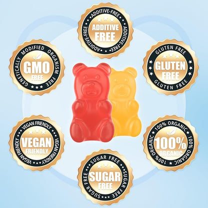 softbear Sugar Free Potassium Magnesium Gummies for Adults Kids, High Absorption Potassium Supplement Gummies Supports Leg Cramps & Muscle & Immune Health, Delicious Mixed Fruit Flavor 120 Count