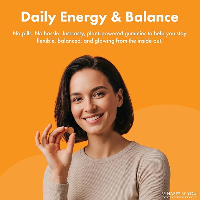 Turmeric & Ginger Gummies – Joint & Mobility Support – Natural Antioxidant Blend – Vegan, Non-GMO, Gelatin-Free, Pectin-Based – Made in USA – 90 Count – Herbal Wellness Gummy