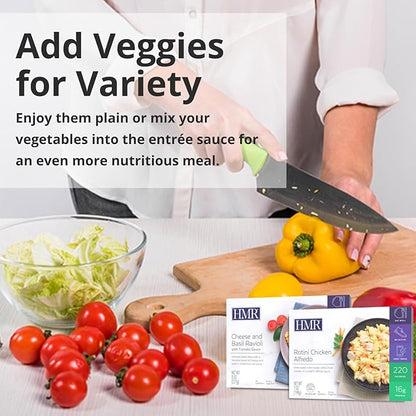 HMR Pasta Picks Entrée Pack, Pre-Packaged Lunch or Dinner to Support Weight Loss, Pack of 6 Ready to Eat Meals, 10-16 grams of Protein per Entrée, Low Calorie Food, 7-8 oz Servings per Meal