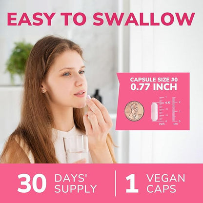 Probiotics for Women 100 Billion CFU 15 Strains, Daily Probiotic & Prebiotic Supplement with Organic Cranberry to Support Vaginal, Digestive, Immune Health, Shelf Stable, 30 Vegan Capsules