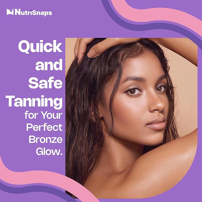 Tanning Gummies, Tanning Supplement for Adults Woman & Men, Daily Tanning Gummies for Skin Health & Pigmentation, Non-GMO, Vegan, Blueberry Flavor, 60 Gummies