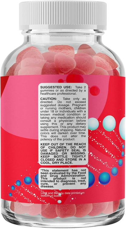 Healthy Gut Probiotic Gummies for Adults - Organic Probiotics for Gut Health Upset Stomach Relief and Immune Support - Digestive Health Chewable Probiotic Gummies for Women and Men - 5 Billion CFU