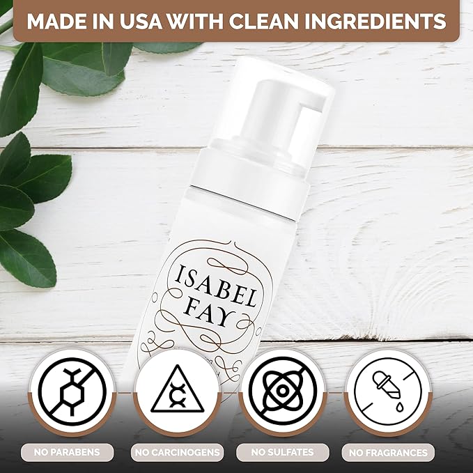 Isabel Fay ph Balanced Feminine Intimate Foam Wash gentle and safe for sensitive skin