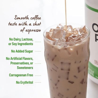 Orgain Organic Vegan Protein Powder, Iced Coffee - 21g Plant Protein, 60mg of Caffeine, Low Net Carb, No Lactose Ingredients, No Added Sugar, Non-GMO, For Shakes & Smoothies, 2.03 lb