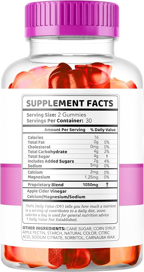 (2 Pack) Revitalyn Gummies - Revitalyn Apple Cider Vinegar Daily Formula for Skin Health, RevitalynAppleCider Gummy Premium Support Healthy All Natural Advanced Formula, 120 Gummies for 2 Months
